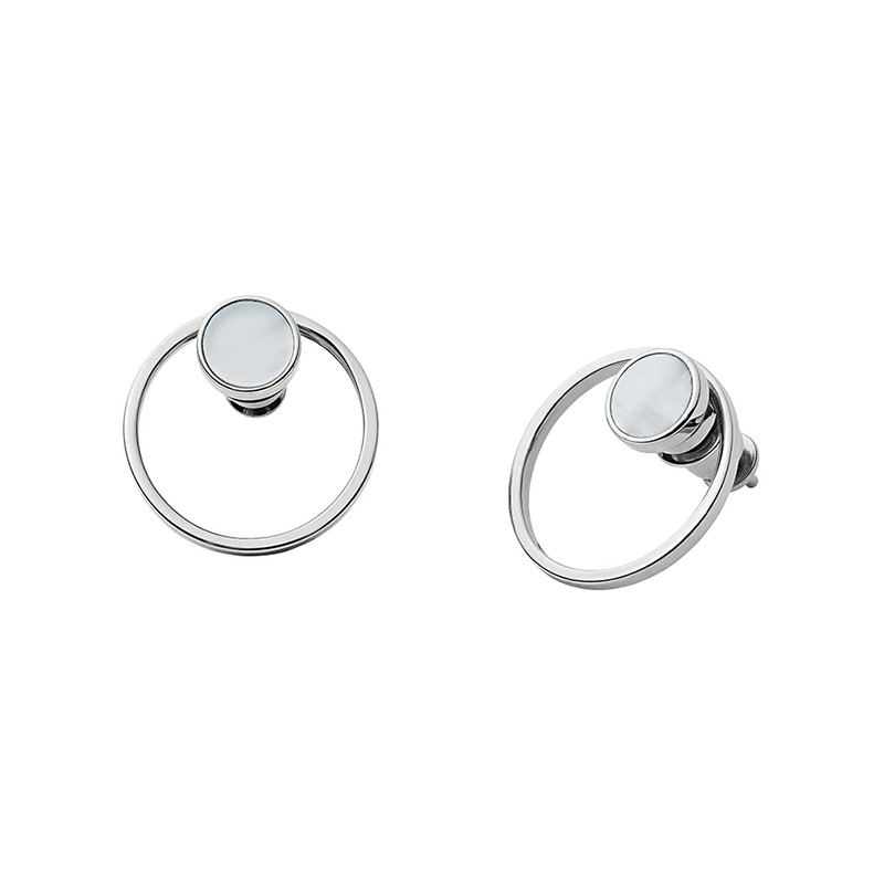 Boucles d'oreilles femme Skagen Agnethe acier argenté SKJ1096040