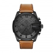 Montre Homme Diesel Mega Chief cuir brun DZ4463 Montre Homme Diesel Mega Chief cuir brun DZ4463