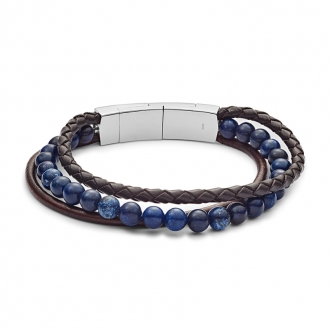 Bracelet homme Fossil Vintage Casual multirang JF02885040