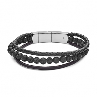 Bracelet homme Fossil Vintage Casual multirang JF02886040