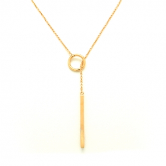 Collier femme Carador en plaqué or 52EV0450