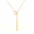 Collier femme Carador en plaqué or 52EV0450