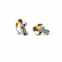 Boucles d'oreilles Una Storia Toucan argent 925/000 BO12144