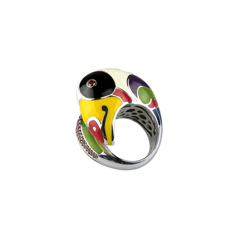 Bague Una Storia Toucan grand modèle argent 925/000 BG121144