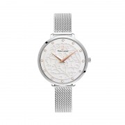 Montre femme Pierre Lannier Eolia acier milanais argenté 040J608 Montre femme Pierre Lannier Eolia acier milanais argenté 040J608