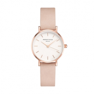 Montre femme Rosefield Small edit rose tendre 26WPR-263