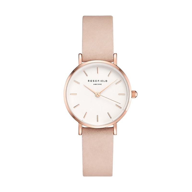 Montre femme Rosefield Small edit rose tendre 26WPR-263