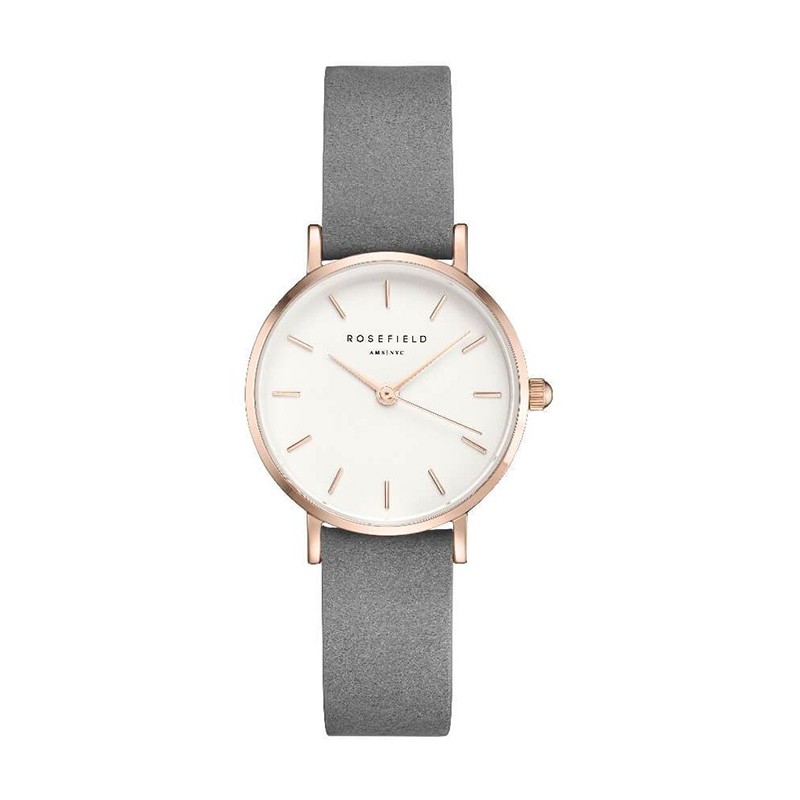 Montre femme Rosefield Small Edit gris éléphant 26WGR-264