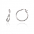 Boucles d'oreilles créoles Carador argent 925/000 25 mm