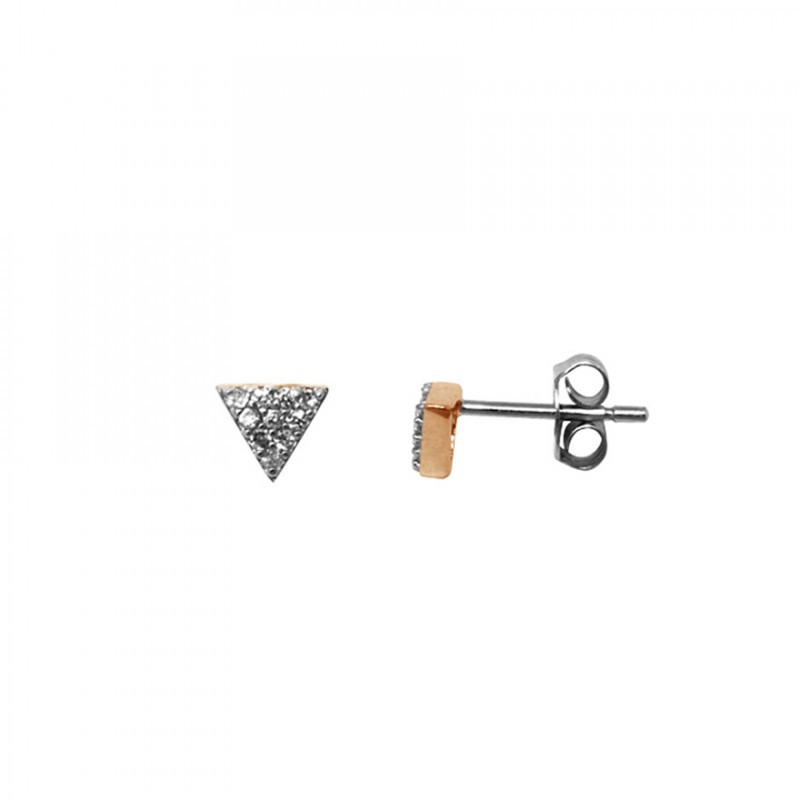 Boucles d'oreilles Silver Pop Triangle Argent 925/000