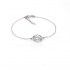 Bracelet femme Carador fleur dentelle en argent 925/000