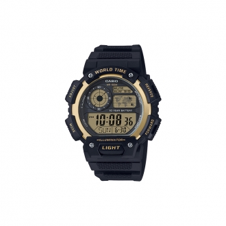 Montre Casio noir argenté 