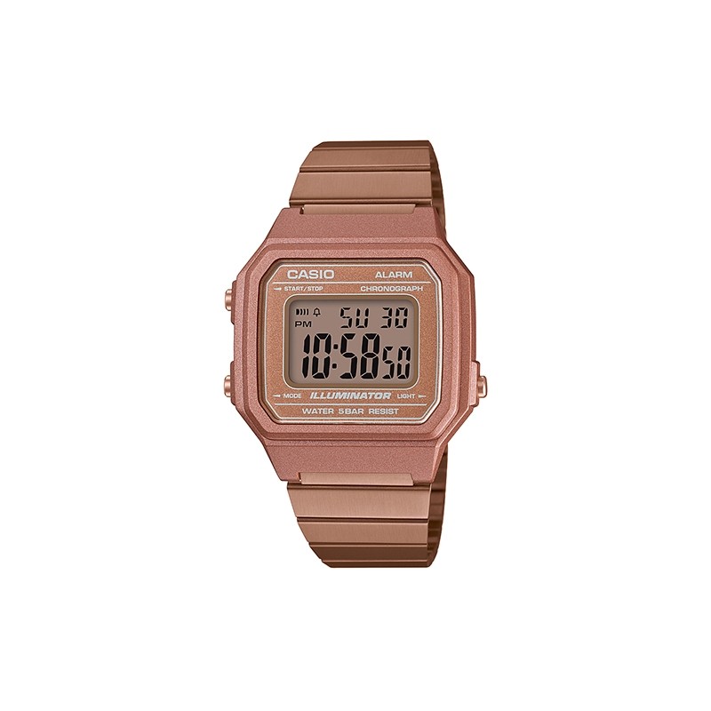 Montre casio doré rose