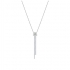 Collier Swarovski pendentif en Y Lifelong argenté 5408435