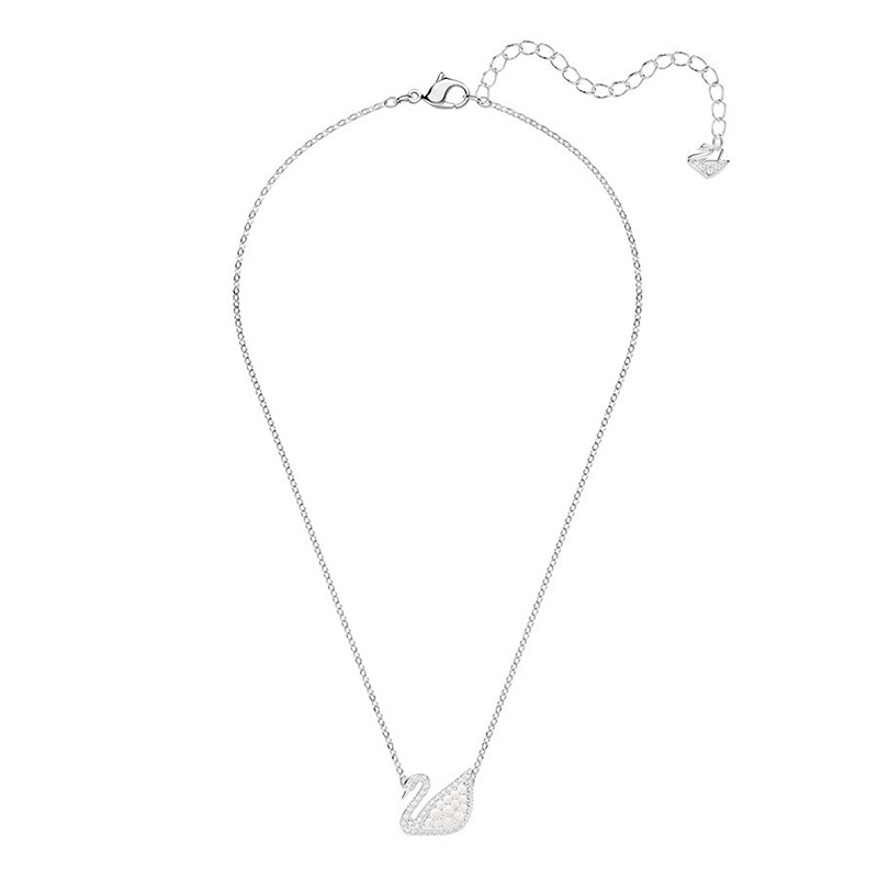 Collier Femme Swarovski Iconic Swan blanc argenté 5416605