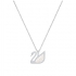 Collier Femme Swarovski Iconic Swan blanc argenté 5411791