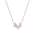 Collier Femme Swarovski Llia blanc, plaqué or rose 5382366