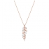 Collier Femme Swarovski Mayfly plaqué doré rose 5409340