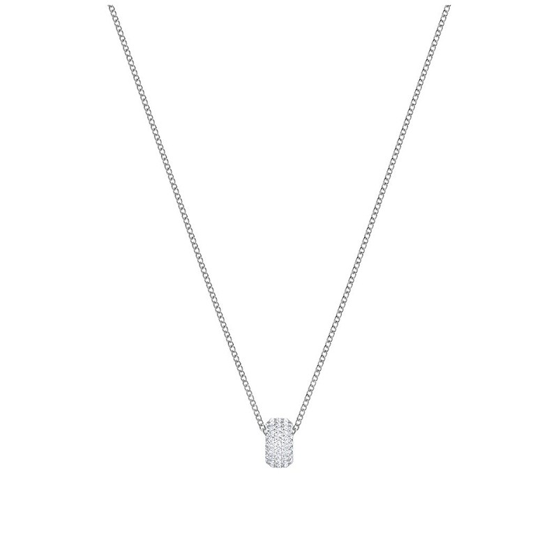 Collier Femme Swarovski Stone Round argenté 5368042