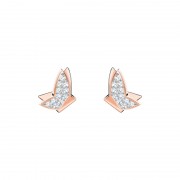 Boucles d'oreilles Swarovski Lilia Fig plaqué or rose 5382367 Boucles d'oreilles Swarovski Lilia Fig plaqué or rose 5382367