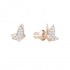 Boucles d'oreilles Swarovski Lilia Fig plaqué or rose 5382367