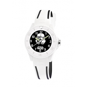 Montre Carador Star-Wars blanche/noire