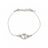 Bracelet Indicolite Emily cristal blanc BR-EMI-001