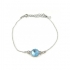 Bracelet Indicolite Emily cristal ble ciel BR-EMI-202