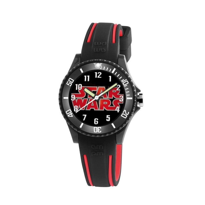 Montre Carador Star-wars noire/rouge