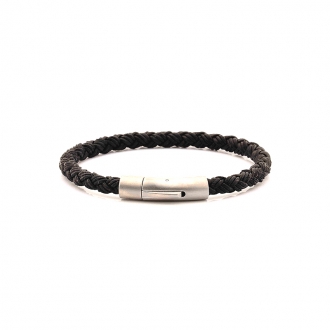 Bracelet Carador noir fermoir mat