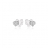 Boucles d'oreilles Femme Guess Million Hearts argentées UBE84118