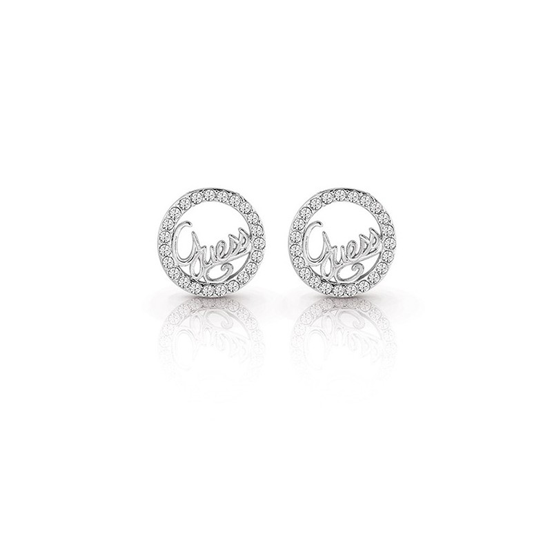 Boucles d'oreilles clous Guess Authentics argenté UBE85075