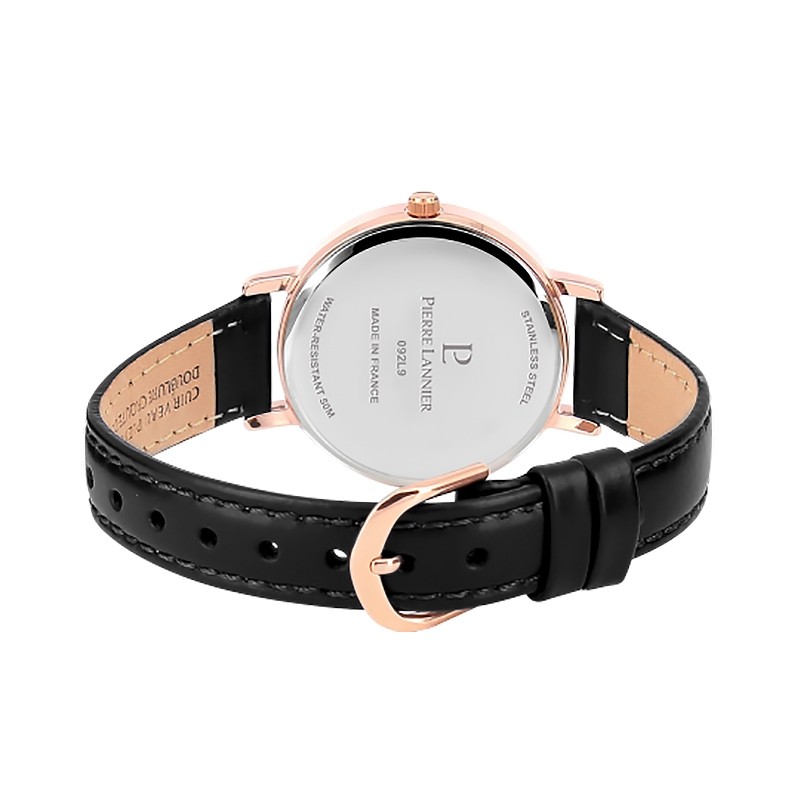 Montre Femme Pierre LANNIER WEEK-END SYMPHONY cuir noir 092L933