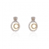 Boucles d'oreilles Carador Ors bicolores DJE2270