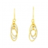 Boucles d'oreilles Carador pendantes or 375/000 eme