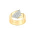 Bague Femme Guy Laroche revers plaqé or et oxydes de zirconium PTX007BZ