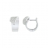 Boucles d'oreilles Guy Laroche revers argent 925/000 et oxydes ATZ301AZ