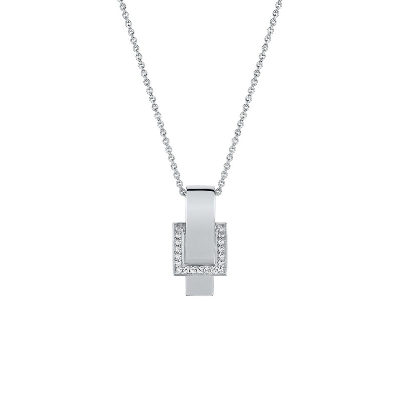 Collier Guy Laroche ceinturon argent 925/000 et oxydes S22.55201