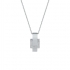 Collier Guy Laroche ceinturon argent 925/000 et oxydes S22.55201