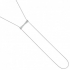 Collier Guy Laroche croisées argent 925/000 et oxydes de zirconium S22.55101