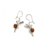 Boucles d'oreilles Carador fée ambre