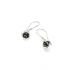 Boucles d'oreilles Carador pierre ambre verte