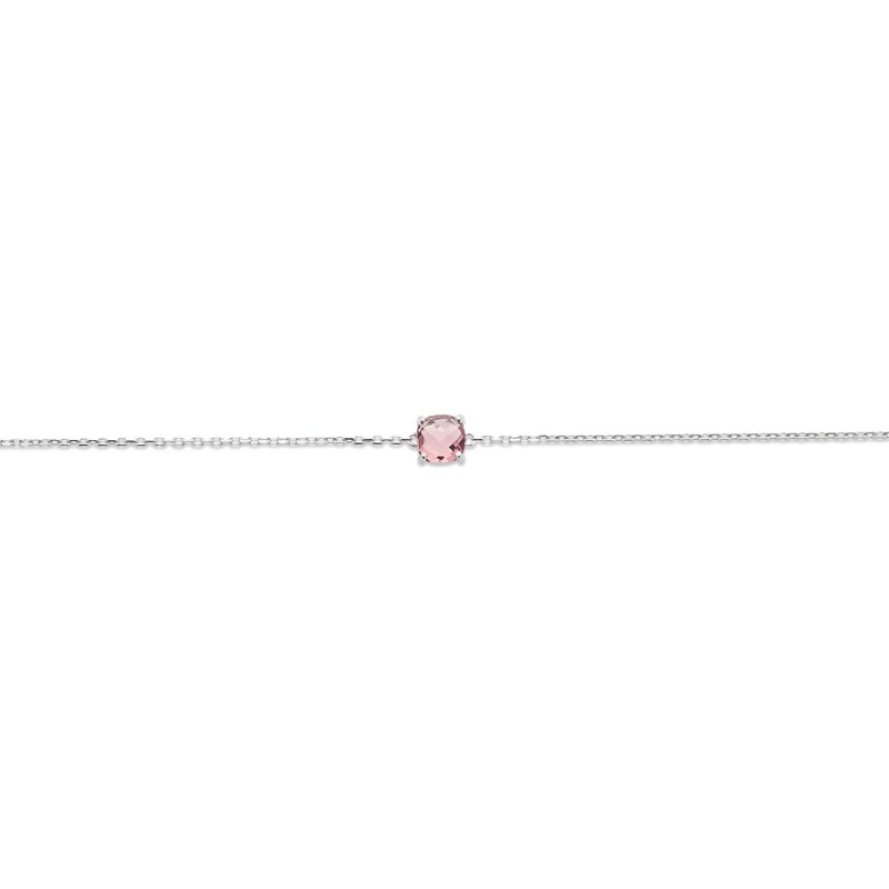 Bracelet Femme Carador argent 925/000 et pierre facettée teintée Tourmaline