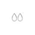 Boucles d'oreilles Larme Carador Oz Argent 925/000e 