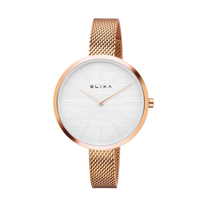 Montre Elixa Beauty acier doré rose