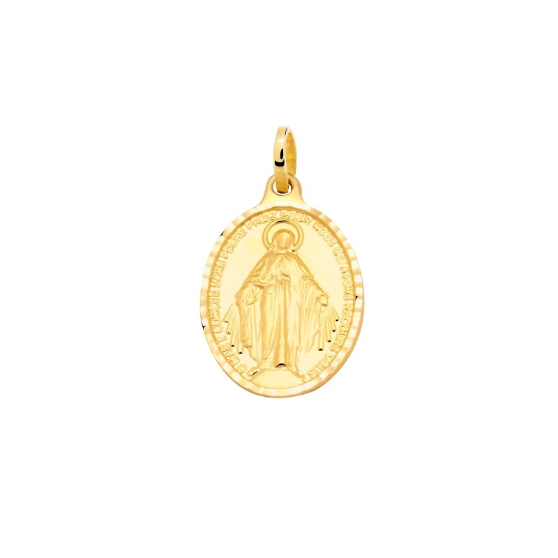 Pendentif Carador or 375/000 vierge Marie