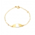 Bracelet/Gourmette Carador or 375/000 enfant