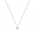 Collier Carador classique en argent 925/000 et oxyde de zirconium 5 mm