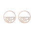 Boucles d'oreilles Les Georgettes Nenuphar 43 mm finition or rose 70331064100000