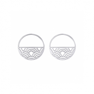 Boucles d'oreilles Les Georgettes Poisson 43 mm finition argent 70331041600000